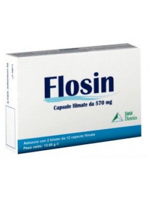 Flosin 570 mg. 24 capsules